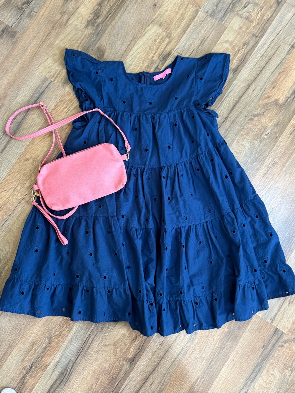 Preppy Casual Coastal Tropical Classic 2 Dress With 2 Purses Bundle Medium 7/8 - Picture 2 of 16